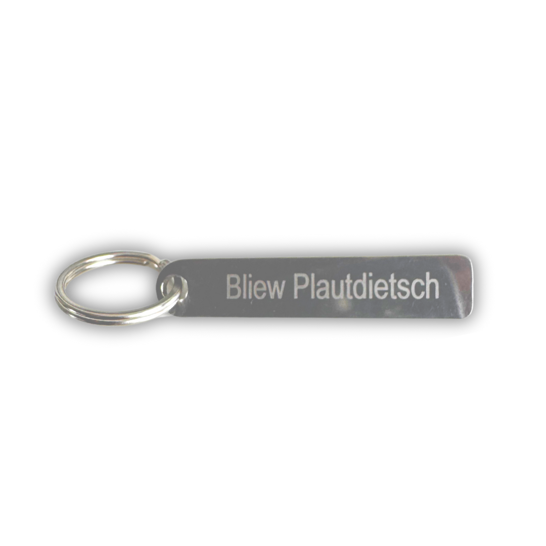 Bliew Plautdietsch-Anhänger